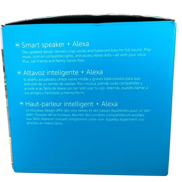Amazon Echo Dot 4th Gen Smart Speaker Alexa Bluetooth Black Box - Picture 3 of 9